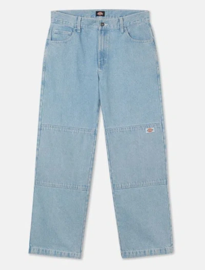 Dickies Double Knee Denim Pant In Blue