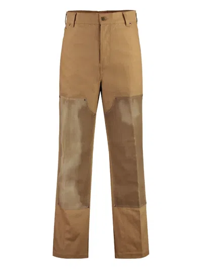 Dickies Double-knee Trousers In Brown