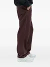 Dickies Double-needle Stitched Trousers In Brown