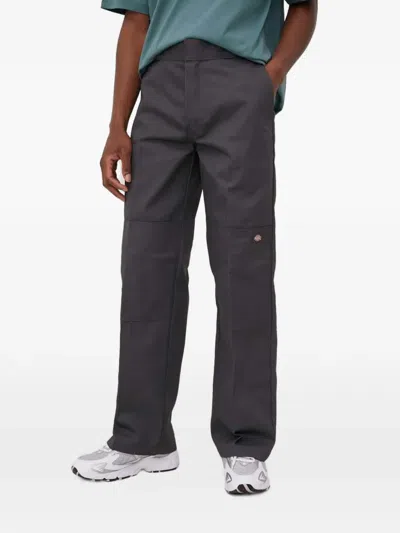 Dickies Double-knee Straight-leg Trousers In Gray