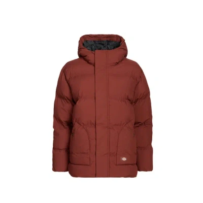 Dickies Doudoune Matelassée À Capuche In Red