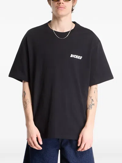 Dickies Dry Ridge Logo-print T-shirt In Black