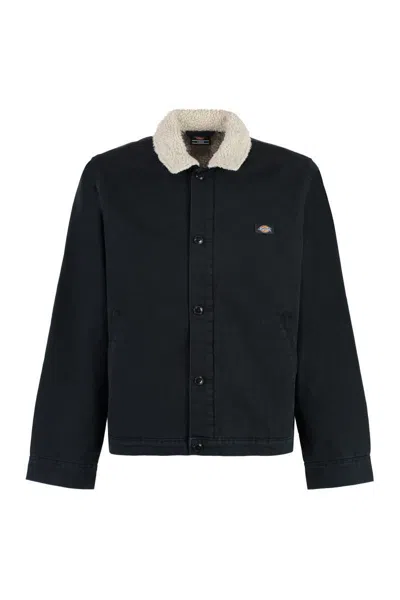 Dickies Duck Canvas Utility Jacket In Black