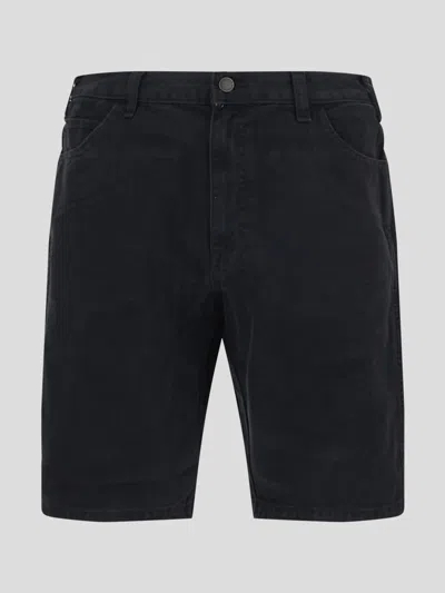 Dickies 5 Pockets Cotton Shorts In Black