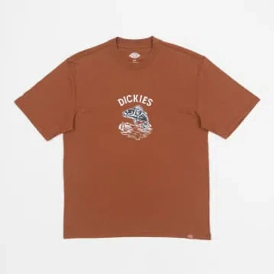 Dickies Dumfries Graphic T-shirt In Light Brown