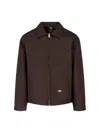 Dickies 'eisenhower' Overshirt In Brown