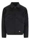 Dickies Relaxed Fit Jacket Featuring Multiple Pockets In Black