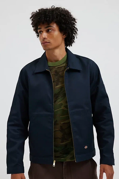 Dickies Eisenhower Unlined Gas Jacket In Dark Blue, Men's At Urban Outfitters