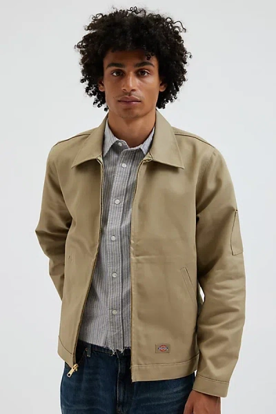 DICKIES EISENHOWER UNLINED GAS JACKET IN TAUPE, MEN'S AT URBAN OUTFITTERS