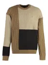Dickies Embroidered-logo Sweater In Brown