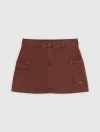 Dickies Female Skirts  River Ranch Mini Skirt - Dk0a4z89 K471 Cappuccino In Brown