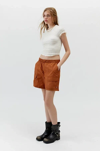 Dickies Fisherville Cargo Short In Brown, Women's At Urban Outfitters