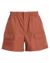 Dickies Fisherville Short Woman Shorts & Bermuda Shorts Tan Size L Polyester In Brown