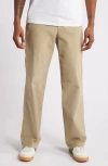 Dickies Flat Front Corduroy Pants In Khaki