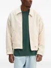 Dickies Fleece Zip-up Jacket In Neutral