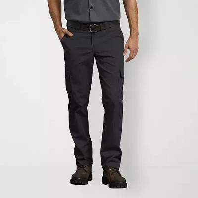 Dickies Flex Mechanical Stretch Twill Mens Wrinkle Resistant Slim Fit Cargo Pant In Blue