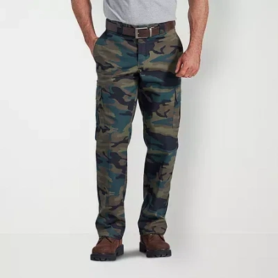 Dickies Flex Mechanical Stretch Twill Mens Wrinkle Resistant Slim Fit Cargo Pant In Green