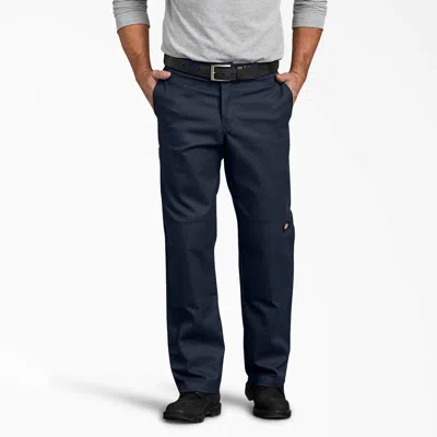 Dickies Flex Regular Fit Double Knee Work Pants In Blue