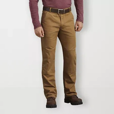 Dickies Flex Tough Max Duck Double Knee Mens Regular Fit Workwear Pant In Green