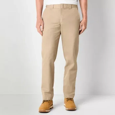 Dickies Flex Twill Mens Slim Fit Workwear Pant In Brown
