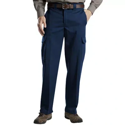 Dickies Flex Twill Mens Stretch Fabric Wrinkle Resistant Relaxed Fit Cargo Pant In Blue