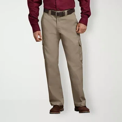 Dickies Flex Twill Mens Stretch Fabric Wrinkle Resistant Relaxed Fit Cargo Pant In Brown