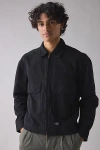 Dickies Fort Smith Zip Trucker Jacket In Black, Men's At Urban Outfitters