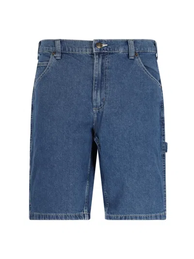 Dickies Garyville Cotton Denim Shorts In Blue