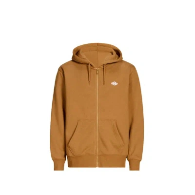 Dickies Gilet À Capuche En Coton Mélangé In Brown