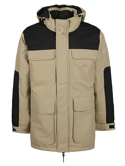 Dickies Glacier View Expedition Down Jacket In Beige