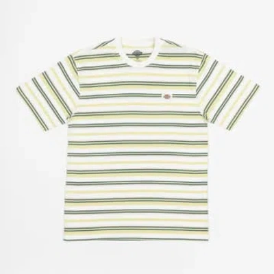 Dickies Glade Spring Striped T-shirt In Pale Green