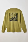 Dickies Harbor Graphic Long Sleeve Tee In Olive, Men's At Urban Outfitters In Green