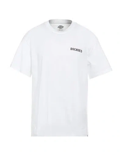 Dickies Hays Tee Ss Man T-shirt White Size Xl Cotton In White