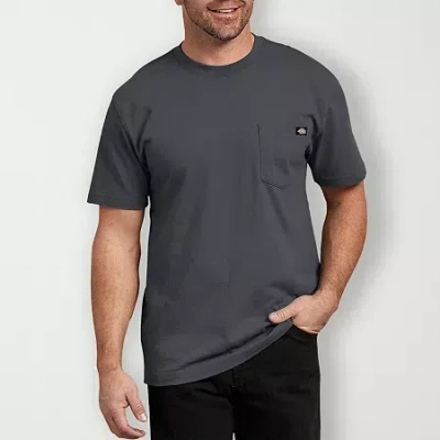 Dickies Heavyweight Mens Crew Neck Short Sleeve T-shirt In Gray