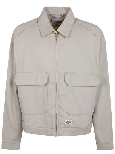 Dickies Hemp Twill Trucker Jacket In Neutral