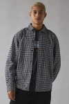 Dickies Hendersonville Long Sleeve Shirt In December Sky, Men's At Urban Outfitters In Black