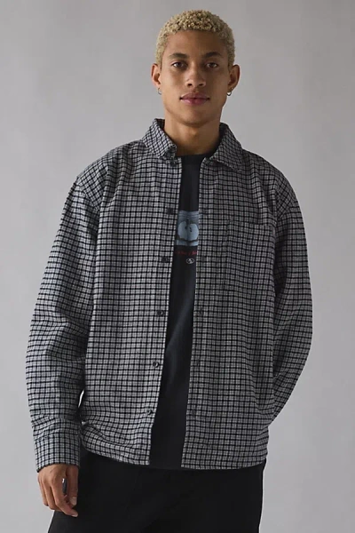 Dickies Hendersonville Long Sleeve Shirt In December Sky, Men's At Urban Outfitters In Black