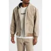Dickies Hilham Hooded Canvas Jacket In Nude