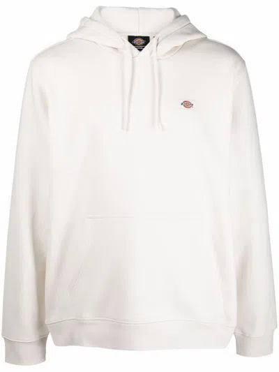 Dickies Hooded Sweatshirt In Cotton Blend In Beige