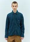 Dickies Striped Long-sleeve Shirt In Blue