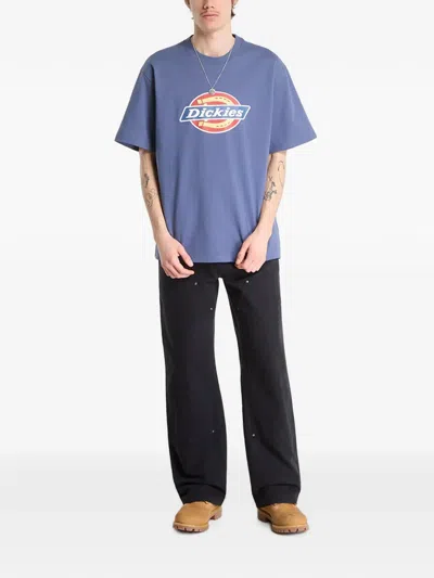 Dickies Icon Logo-print T-shirt In Blue