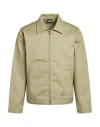 Dickies Icons Man Jacket Khaki Size Xl Polyester, Cotton In Green