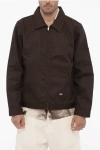 DICKIES ICONS SOLID COLOR LIGHTWEIGHT JACKET WITH ZIP CLOSURE
