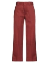 Dickies Icons Woman Pants Brick Size 26w-28l Polyester, Cotton In Red