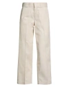 Dickies Icons Woman Pants Cream Size 28w-28l Polyester, Cotton In Neutral
