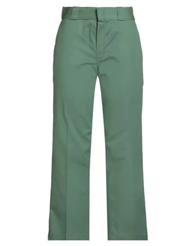 Dickies Icons Woman Pants Green Size 28w-28l Polyester, Cotton