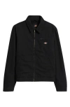 Dickies Insulated Cotton Canvas Painter Jacket In Black