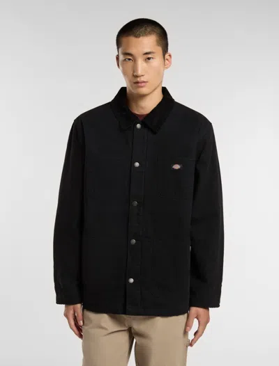 Dickies Jackets And Jackets Man  Lined Chore Dk0a87o3 Blk1 Black