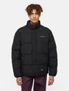Dickies Quilted Puffer Jacket In Black