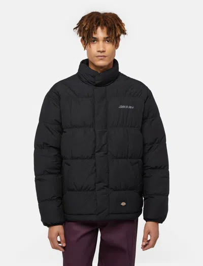 DICKIES JACKETS AND JACKETS MAN DICKIES SCOBEY PUFFER - DK0A4Z34BLK1 BLACK